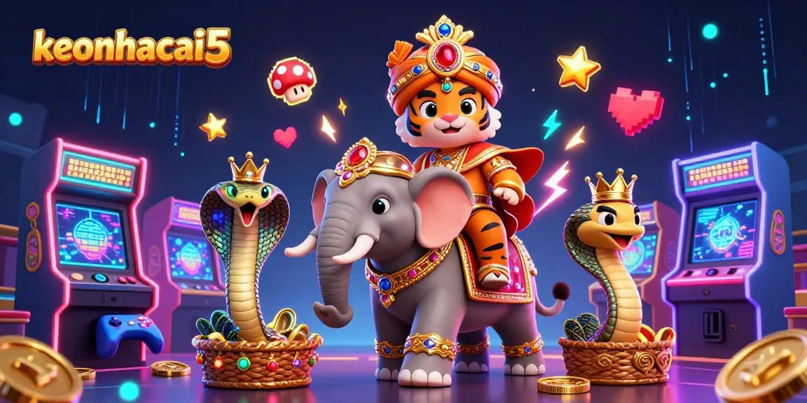 Experience thrilling gaming action with keonhacai5 featuring vibrant characters and dynamic casino elements.