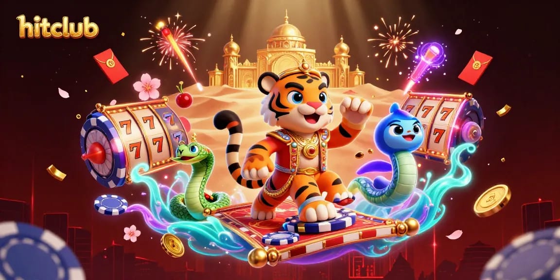 Play at hitclub to experience thrilling 3D cartoon casino adventures with vibrant characters and rich casino themes.