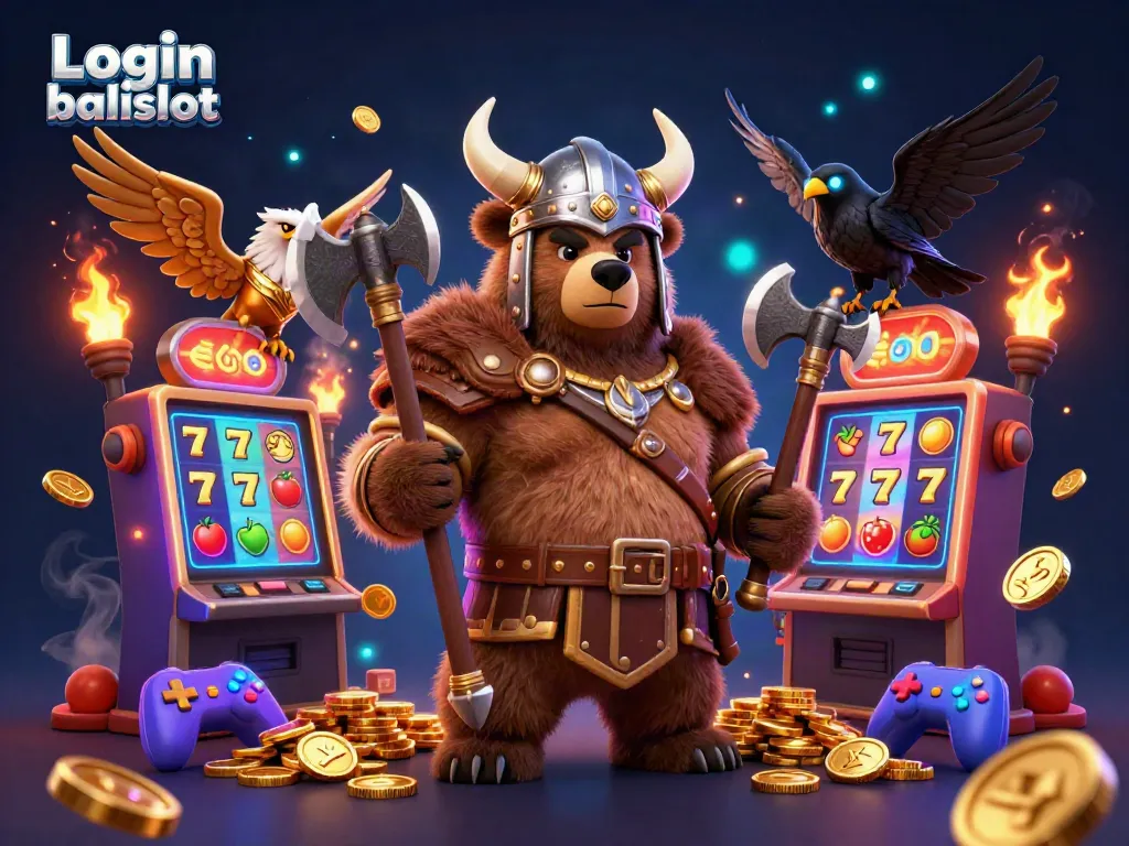 Engage with exhilarating casino action at Login balislot in a vibrant neon-lit environment.