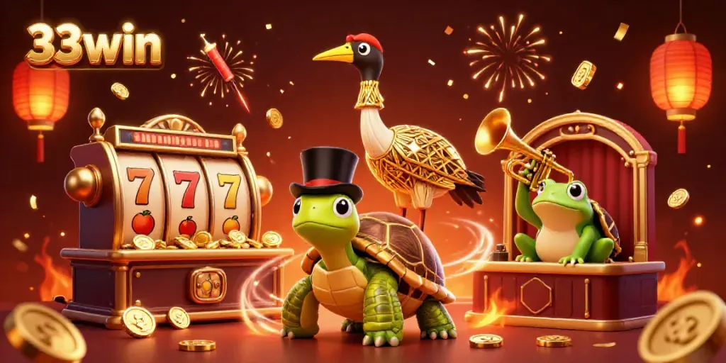 Experience exciting jackpots and gameplay with 33win's vibrant casino atmosphere.