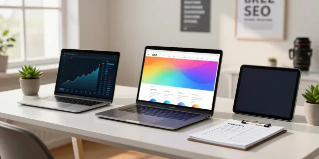SEO expert optimizing strategies for instant indexing in a modern workspace