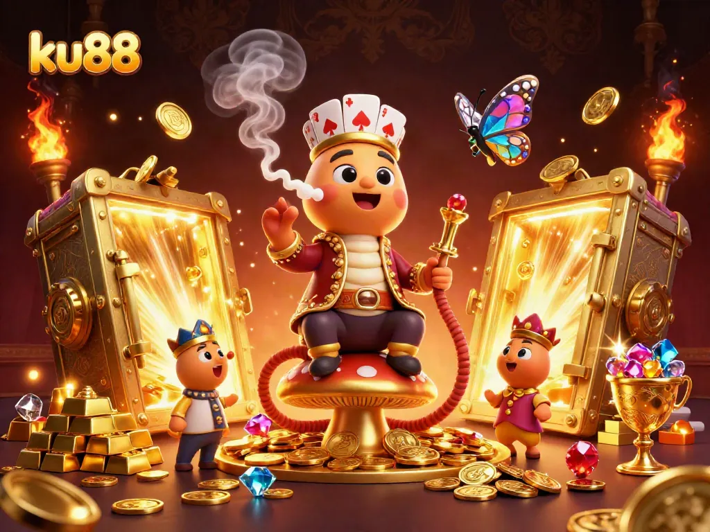 ku88 offers thrilling online casino experiences with animated gaming elements and vibrant visuals.