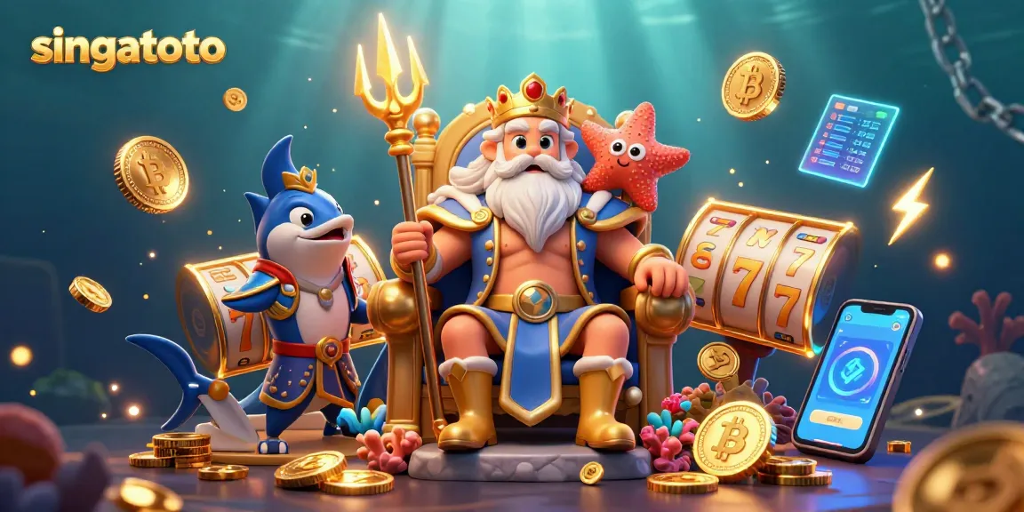Spin and win with singatoto's vibrant underwater casino scene filled with jackpot fun.