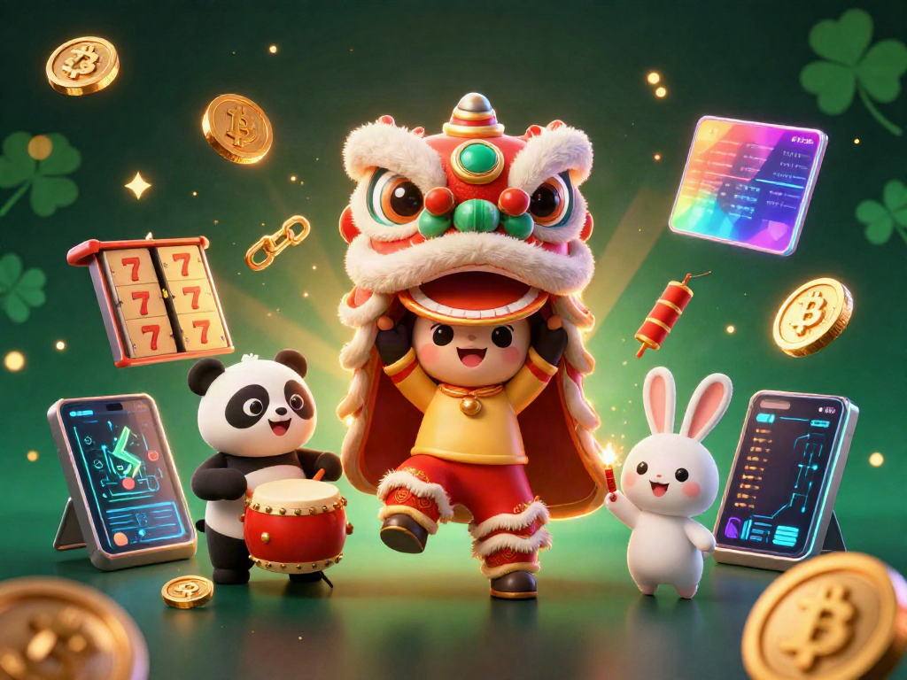 Experience the thrilling excitement at s8 as lively characters celebrate with vibrant visuals, showcasing slot games and crypto elements.