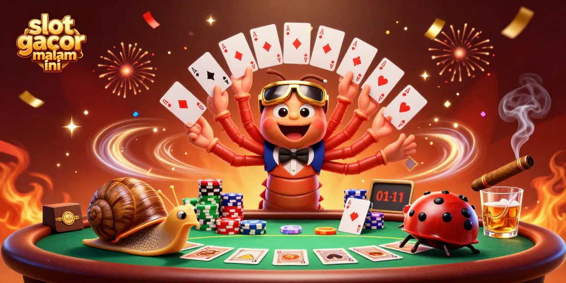Enjoy thrilling gaming with the dynamic slot gacor malam ini scene featuring lively characters and vibrant casino elements.