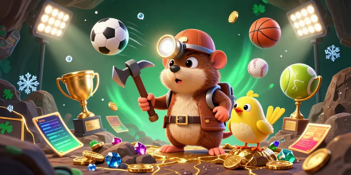 Engage in exhilarating gameplay at HITCLUB with dynamic sports elements, showcasing a treasure hunter's adventure.