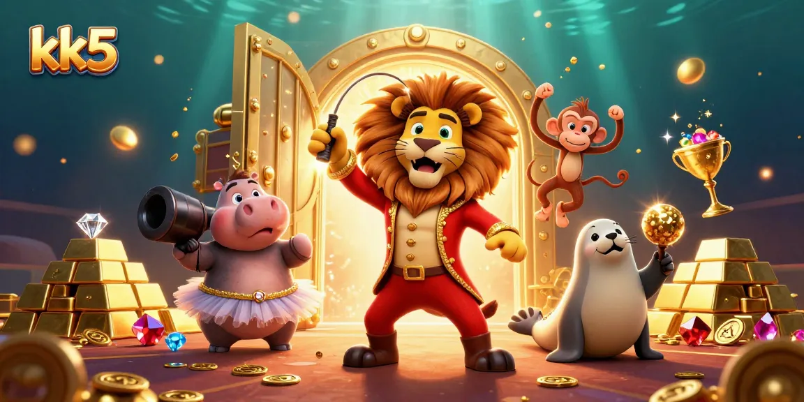 Engage with the thrilling experience at kk5 casino, featuring vibrant characters in a dynamic gaming scene.