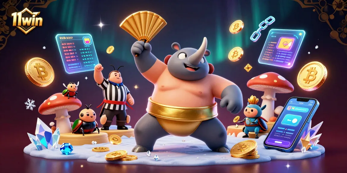 Join the action at 11win as the sumo beetle champion crushes the competition, sending coins flying.